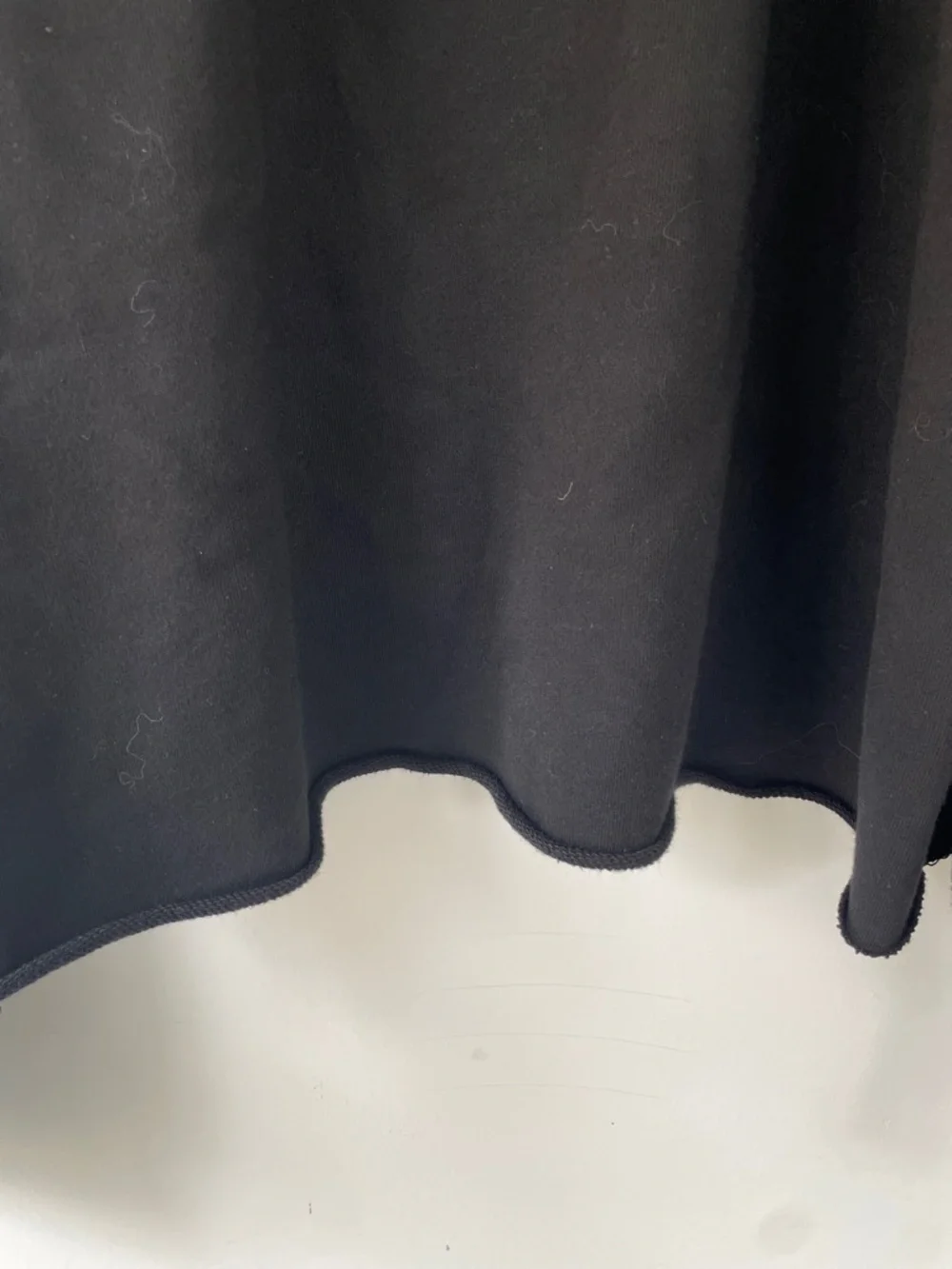 VLONE Black Hoodie with Bold White and Red Logo Large